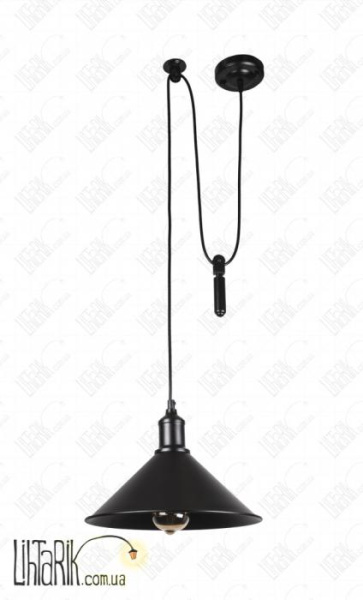Levistella подвесной светильник с гирей 7526855F-1G BK(300)