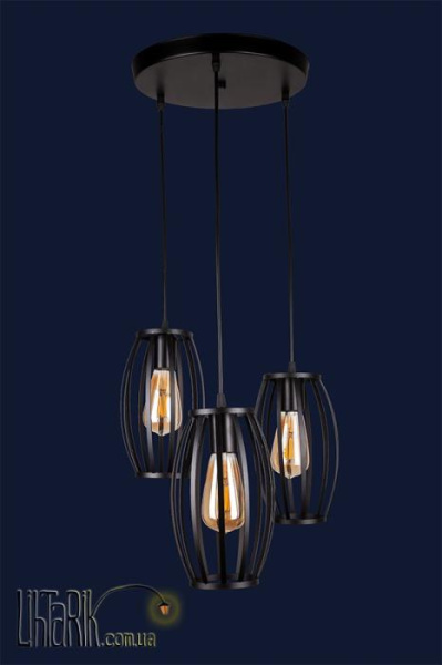 Levistella подвесной светильник 907014F-3 BK (300)