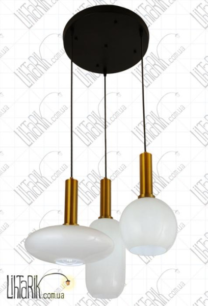 Levistella подвесной светильник 91617-3 BK WH (91617-3 BK+WH)