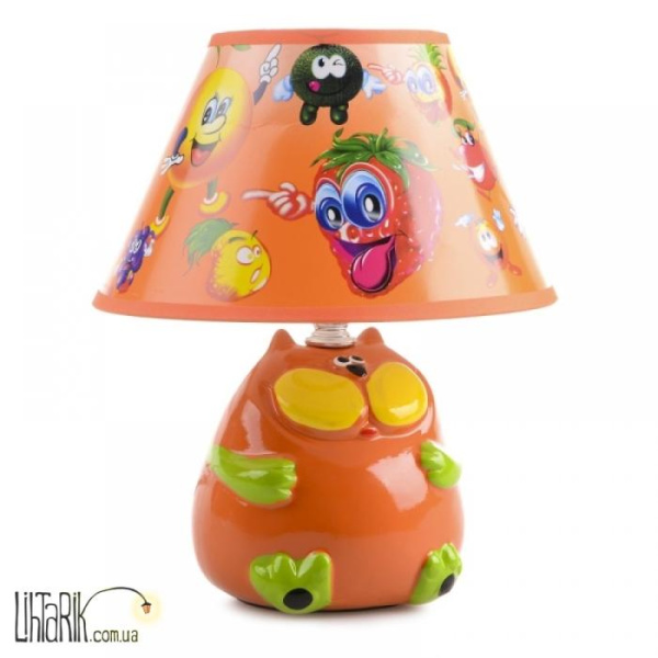 TP-018 E14 OR Настольная лампа для детской "Кот" (Brille 25-048)