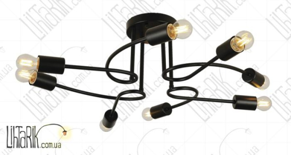 Levistella потолочная люстра 761BZ08-8 BK