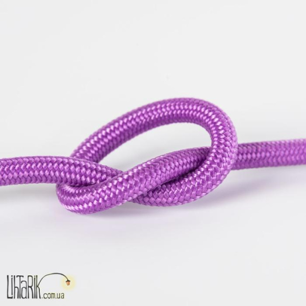 Levistella Провод в тканевой оплетке аметистовый