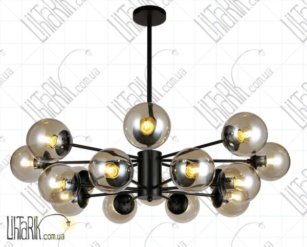 Levistella потолочная люстра 7526033-16 BK BR (7526033-16 BK+BR)