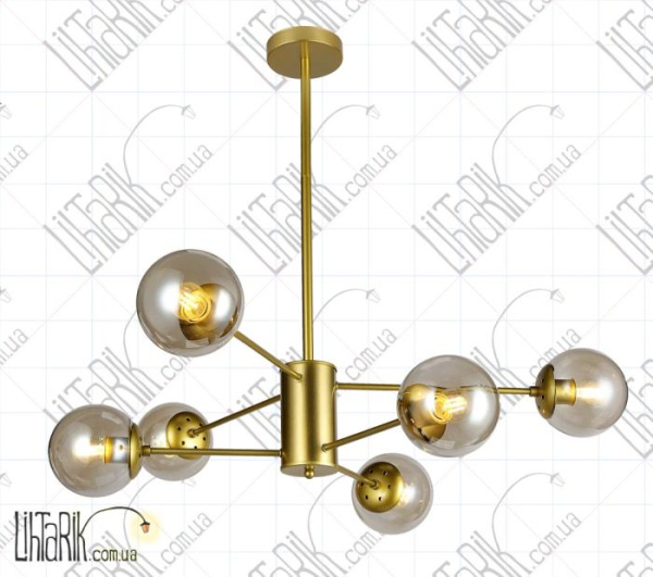 Levistella потолочная люстра 7526033-6 GD BR (7526033-6 GD+BR)
