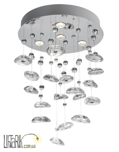 Люстра припотолочная Searchlight Pebbles 8354-4CC