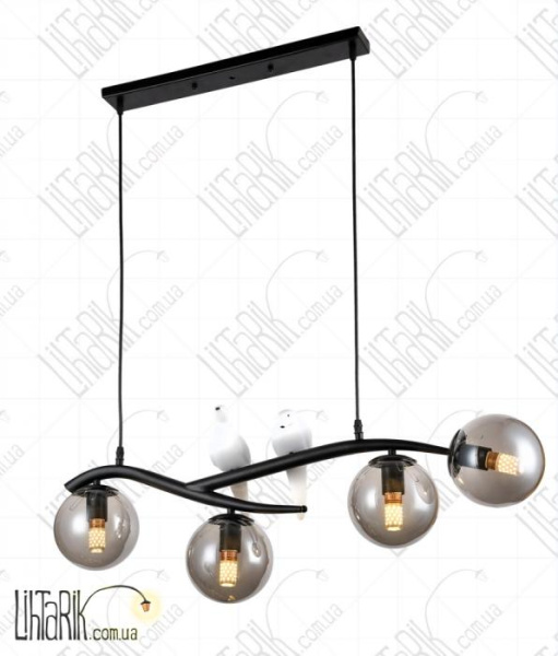 Levistella подвесной светильник 756PR7104-4 BK+BK