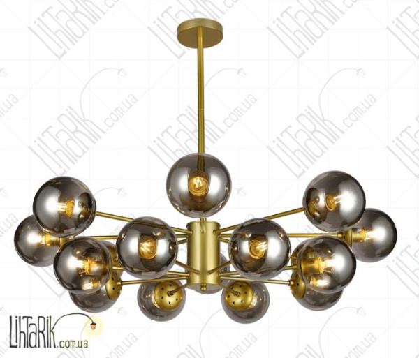 Levistella потолочна люстра 7526033-16 GD BR (7526033-16 GD+BK)