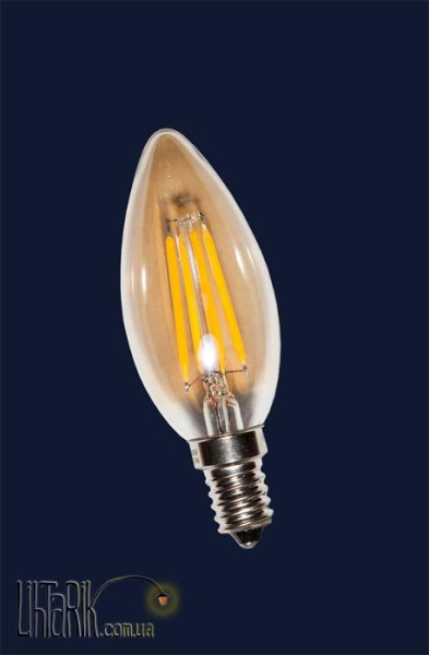 Levistella Лампа LED с сапфировой нитью C35