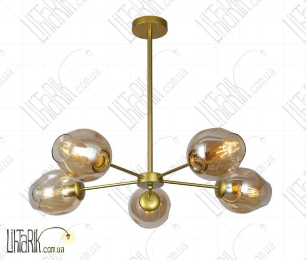 Levistella потолочна люстра 7526039-5 GD BR (7526039-5 GD+BR)