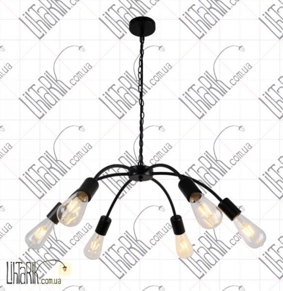 Люстра-паук лофт 761WG06-6