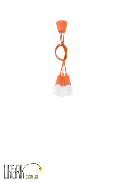 SOLLUX LIGHTING Светильник подвесной DIEGO 3 pomaraczowy SL.0585