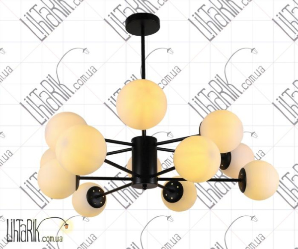Люстра с плафонами-шарами 761NB12-12