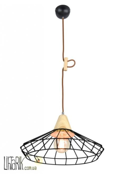 Auhilon Светильник подвесной OSLO 1p czarny (MD-1051-L)