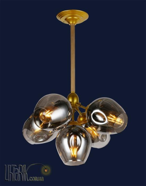 Levistella Подвесная люстра 756LPR660005-5 GD BR (756LPR660005-5 GD+BR)