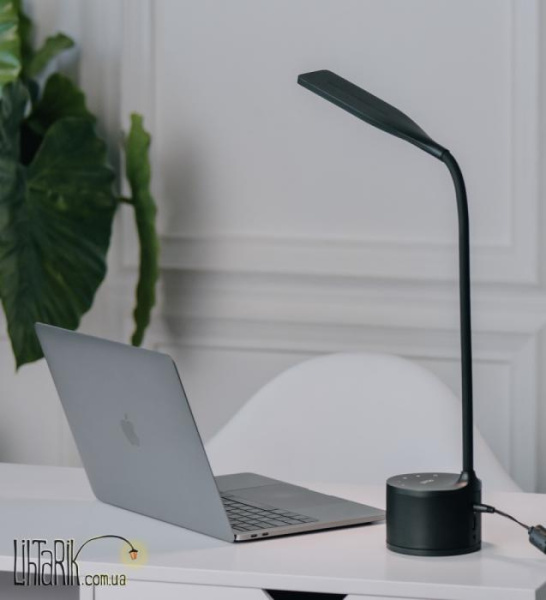 Настольная лампа NOUS S7 с Bluetooth колонкой Black