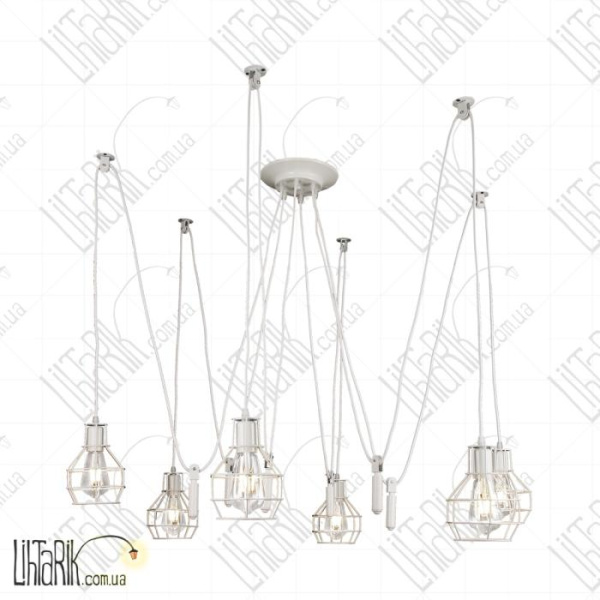 Levistella потолочная подвесная люстра 7529076-6 WH