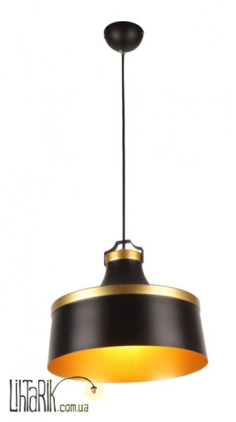 Auhilon Светильник подвесной NORWAY 1p Czarny Zoto (MD1127-1 BG)