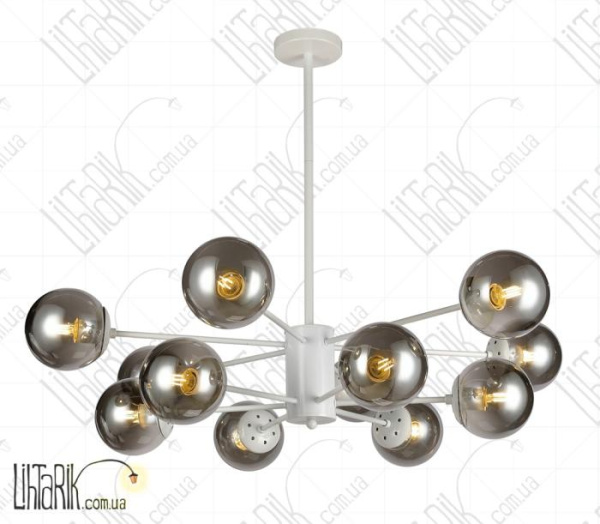 Levistella потолочна люстра 7526033-12 WH BK (7526033-12 WH+BK)
