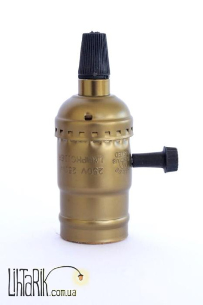 Levistella Алюминиевый патрон с выключателем бронзовый