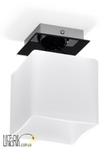SOLLUX LIGHTING Светильник припотолочный PIAZZA 1 Czarny SL.0221