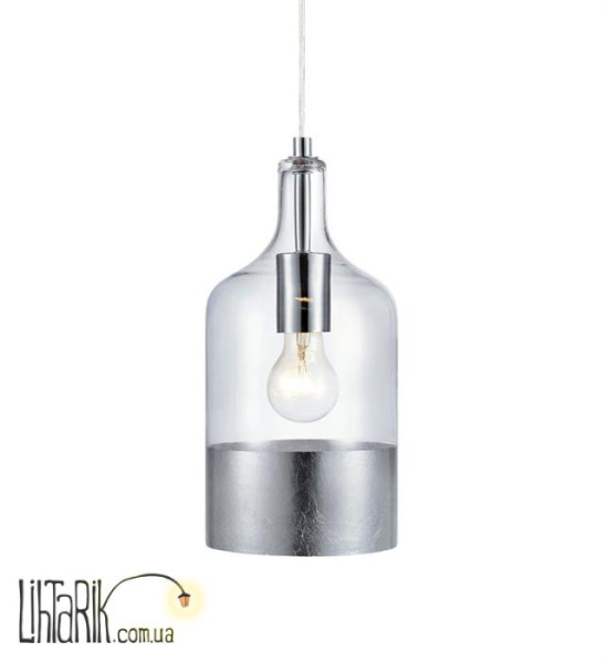 Подвесной светильник Markslojd BRYANT Pendant 1L Clear/Silver (106791)