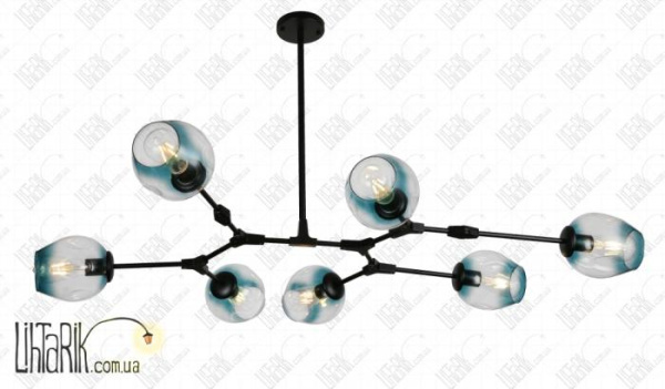 Levistella потолочная люстра 752L7731-7 BK BL (752L7731-7 BK+BL)