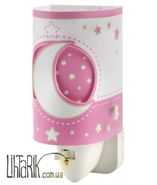 Светильник детский (ночник) Dalber Moon Pink 63235LS