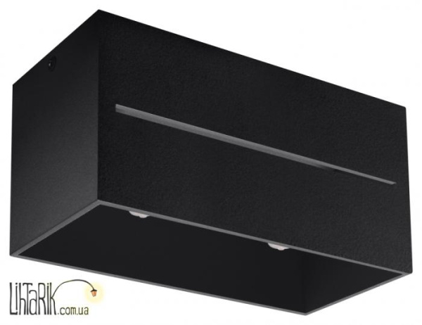 SOLLUX LIGHTING Светильник припотолочный LOBO MAXI Czarny SL.0384