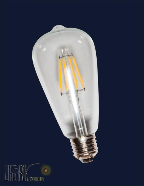 Levistella Лампа LED с сапфировой нитью ST64 clear