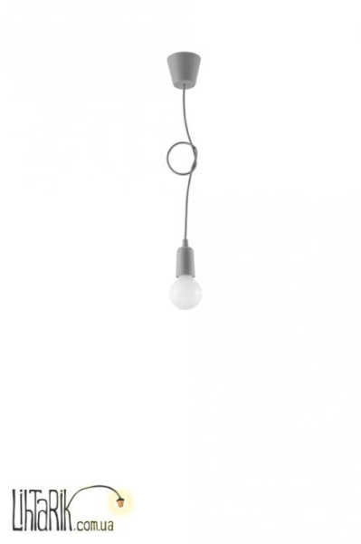 SOLLUX LIGHTING Светильник подвесной DIEGO 1 szara SL.0575