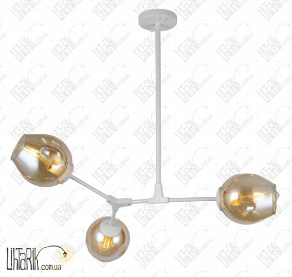 Levistella потолочная подвесная люстра 752L7731-3 WH BR (752L7731-3 WH+BR)