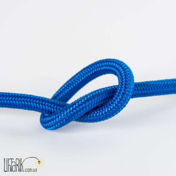 Levistella Провод в тканевой оплетке джинсовый синий